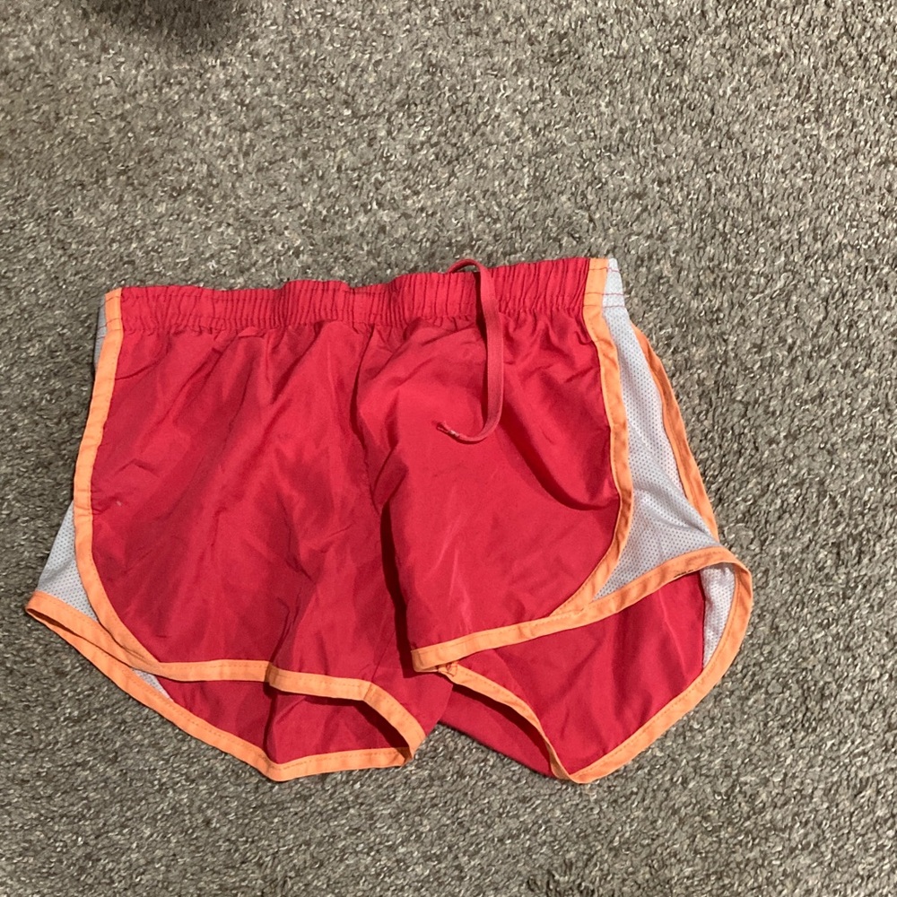 Girl’s Pink and Orange Athletic Shorts